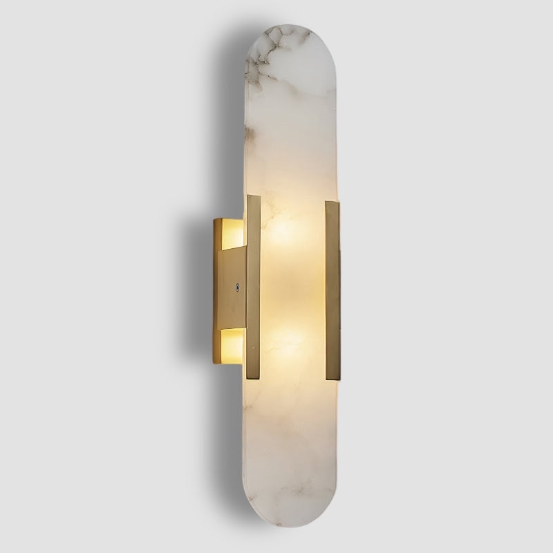 Moran - Oval Marble Wall Sconce Adjustable LED Lamp