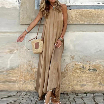 Belinda - elegante mouwloze maxi jurk