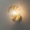 Coman - Brass LED Shell Wall Sconce