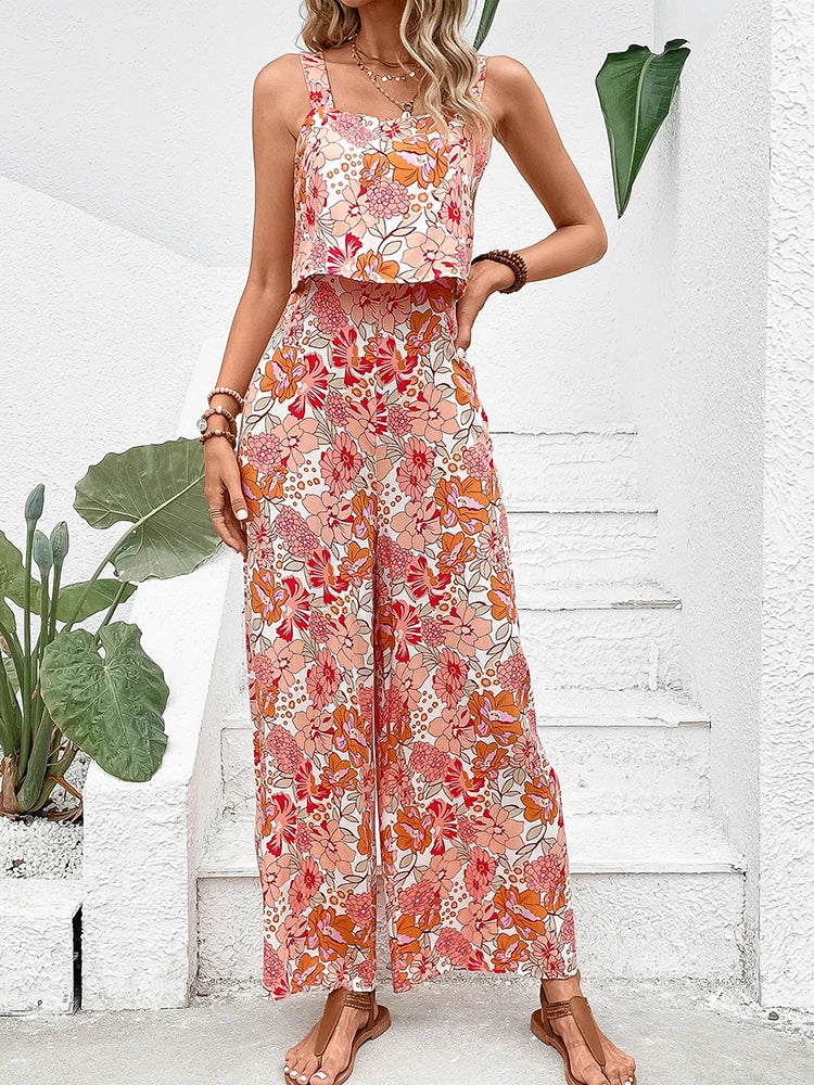 Gaelle - Elegant Jumpsuit with Floral Print