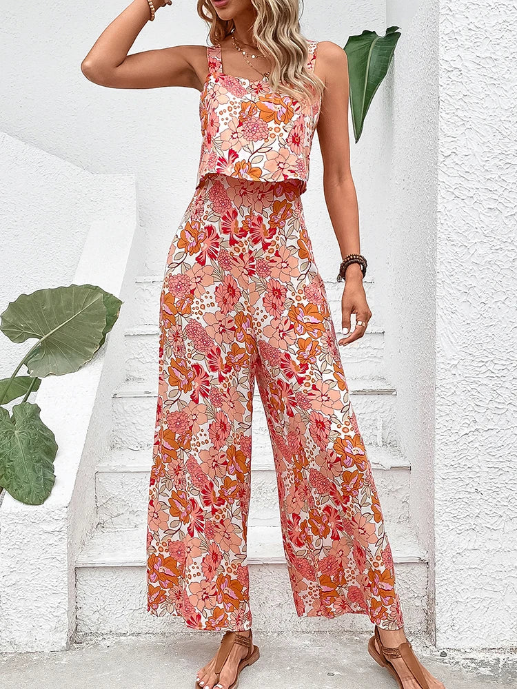 Gaelle - Elegant Jumpsuit with Floral Print