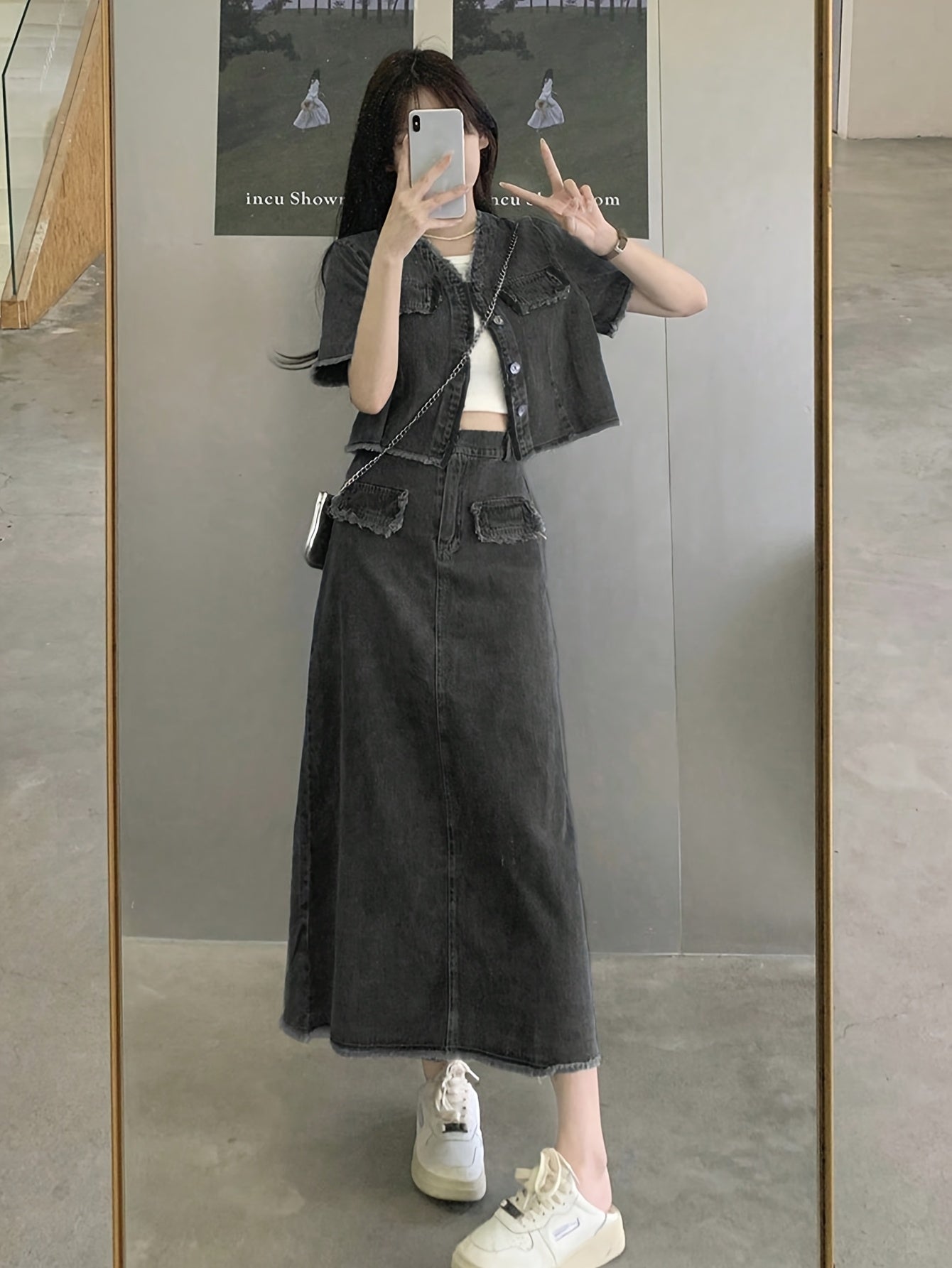 Elena | Trendy Denim Set with Stylish Finish