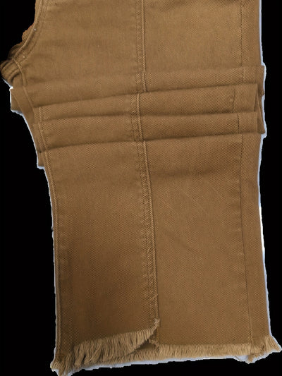 Emma | Fashion Women's Cropped Jeans with Wide Legs and Side Stripes 