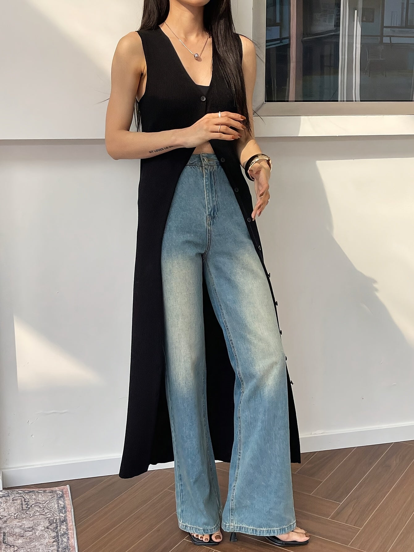 Esmée | Mouwloos V-Hals Vest - Stijlvol en Veelzijdig