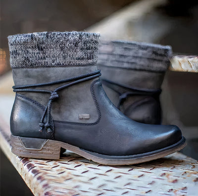 ESTHER - Leather winter boots