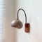 Rolen – Solid Wood Glass Globe Wall Sconce 1 Light