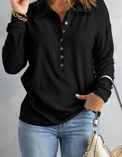 Evelyn | Stylish Button Blouse for Women