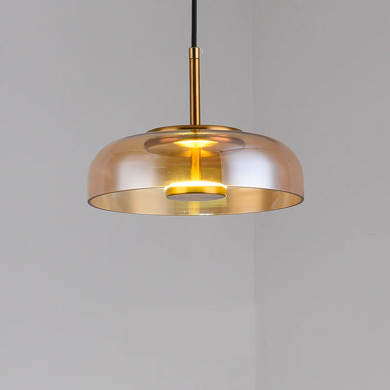 Orlenra - Glass LED Pendant Light for Dining Room