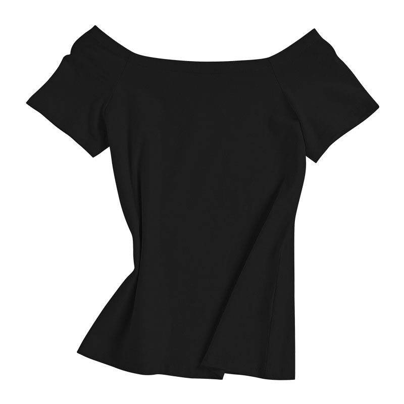 Faye | Stijlvolle Off-Shoulder Top met Elegante Pasvorm