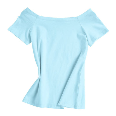 Faye | Stijlvolle Off-Shoulder Top met Elegante Pasvorm