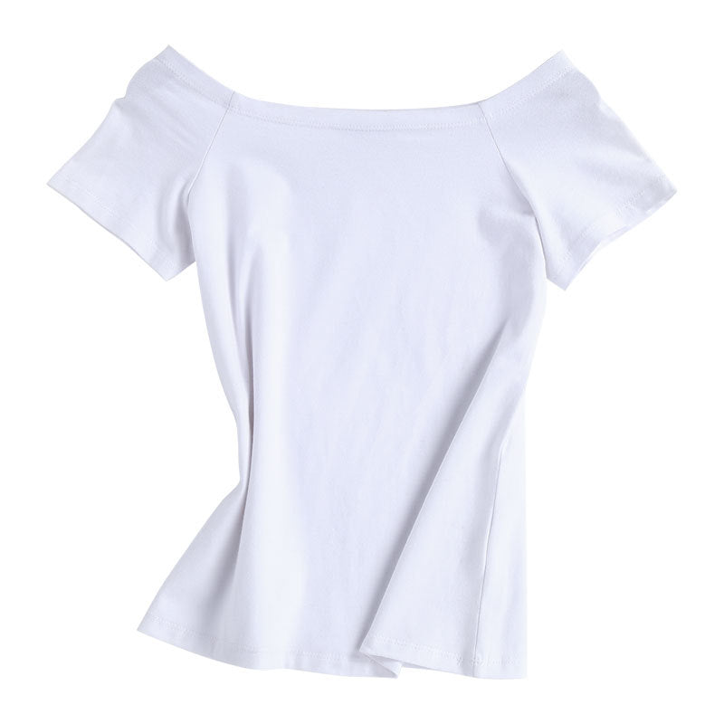 Faye | Stijlvolle Off-Shoulder Top met Elegante Pasvorm