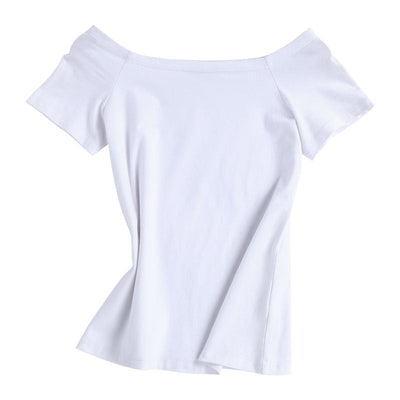 Faye | Stijlvolle Off-Shoulder Top met Elegante Pasvorm