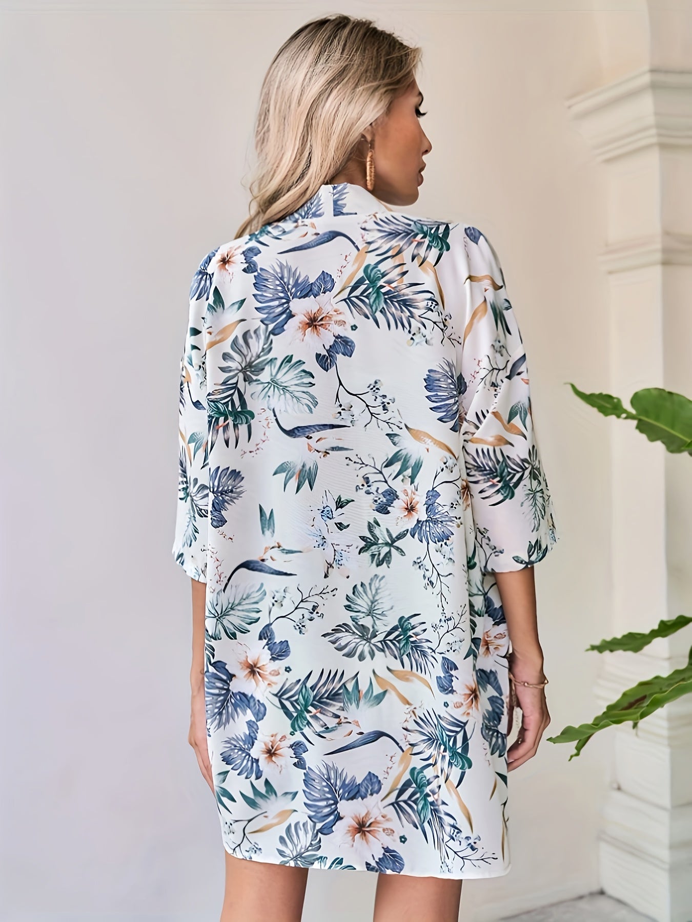 Fenna | Stijlvolle Tweedelige Set met Tropische Print