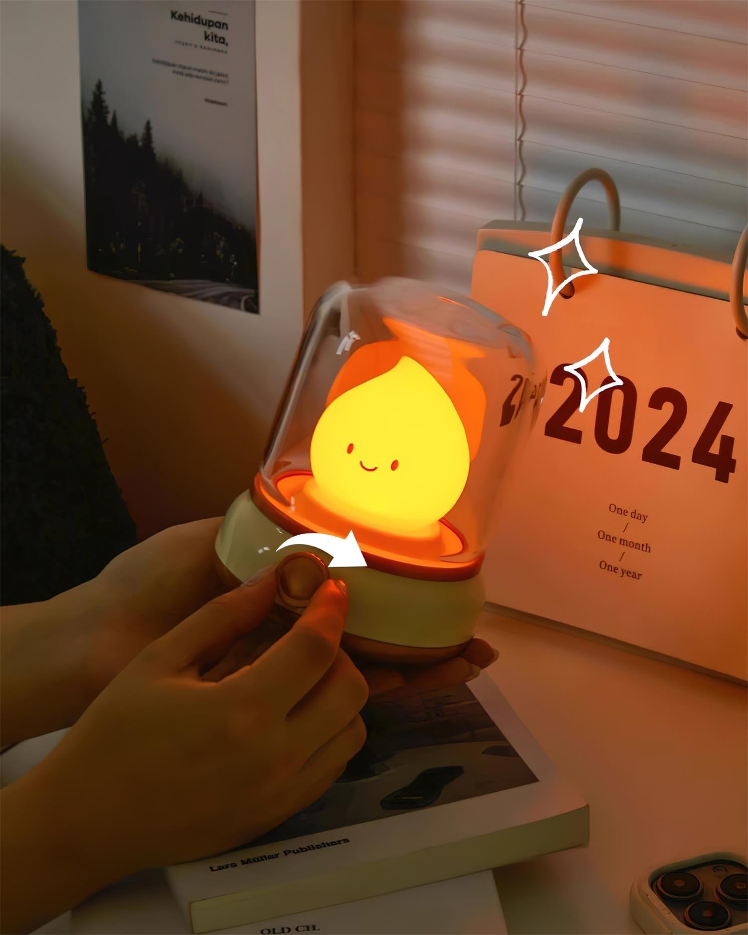 Xazora - Dimmable LED Night Light USB C