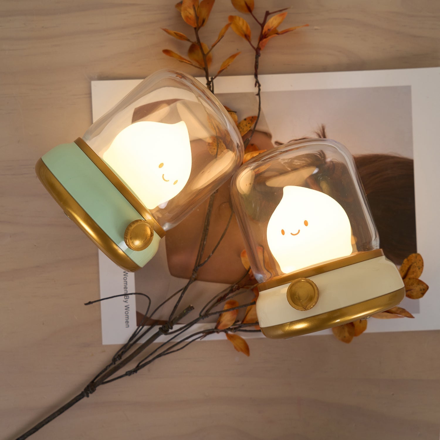 Xazora - Dimmable LED Night Light USB C