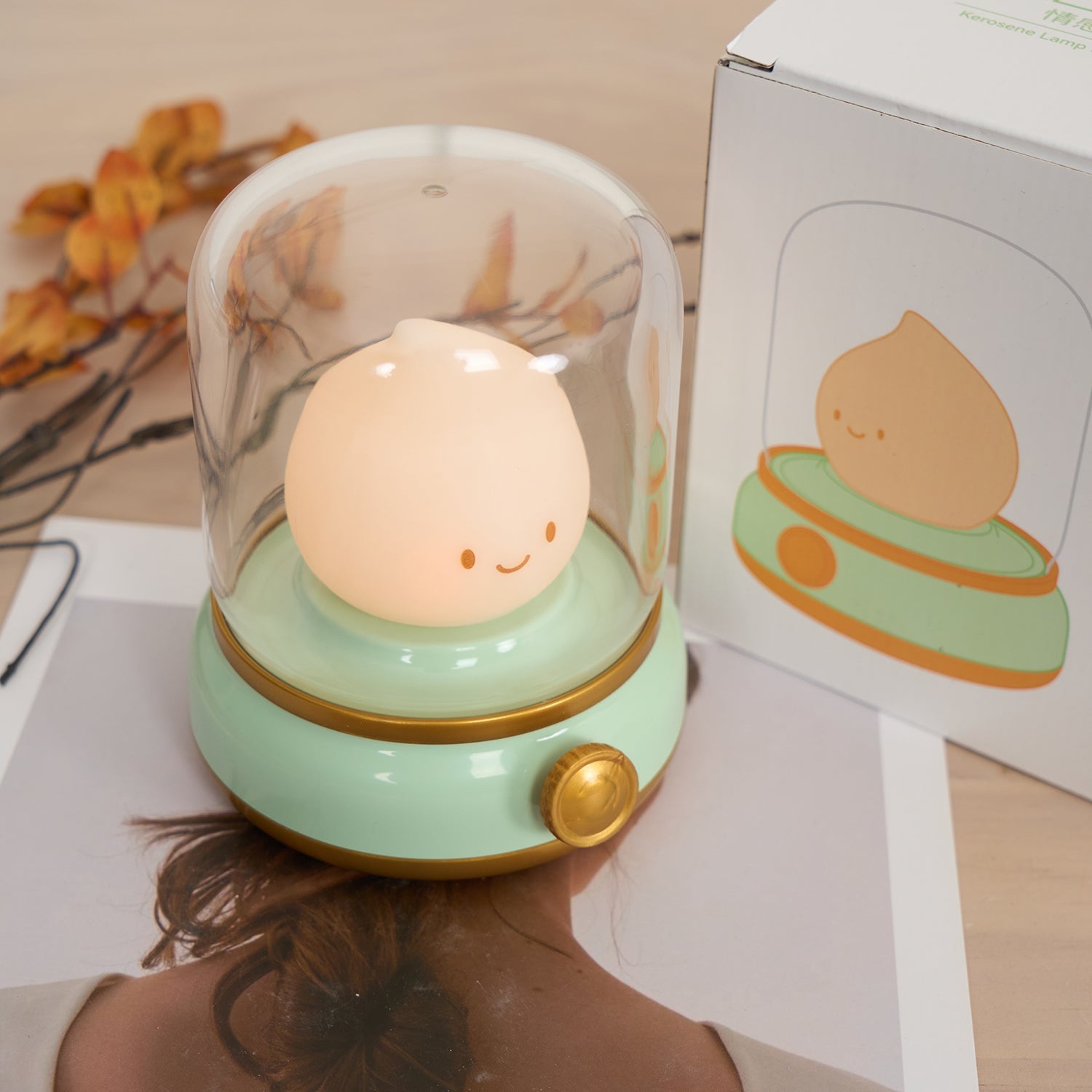 Xazora - Dimmable LED Night Light USB C