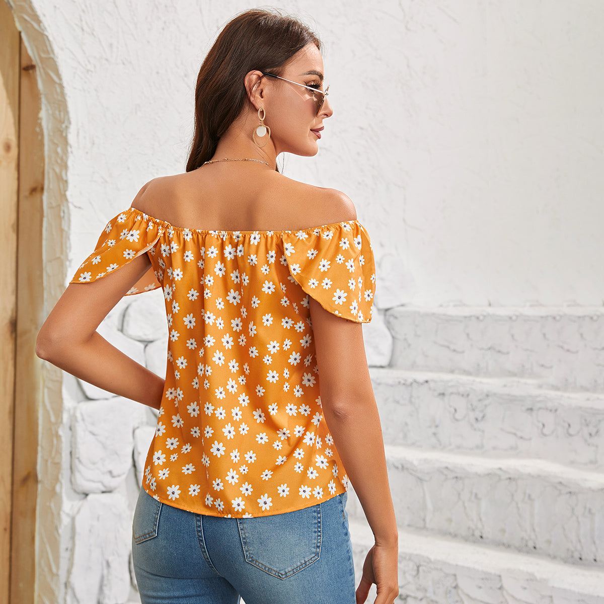 Flora | Off-Shoulder Floral Blouse
