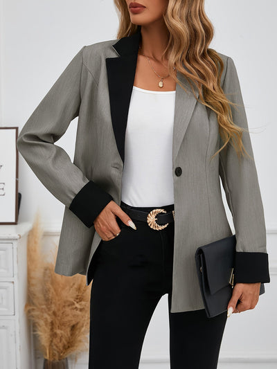 Florence | Elegant Blazer with Contrasting Collar