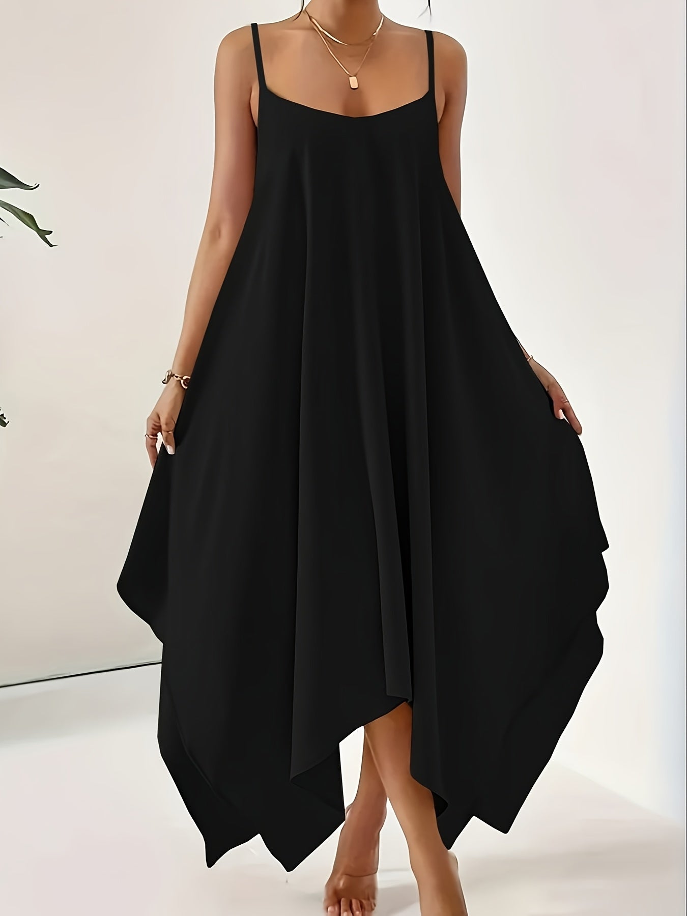 Florence | Elegante Zomerse Maxi Jurk met Spaghettibandjes