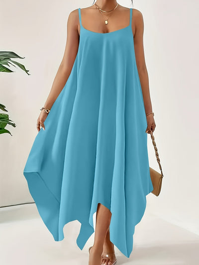 Florence | Elegante Zomerse Maxi Jurk met Spaghettibandjes