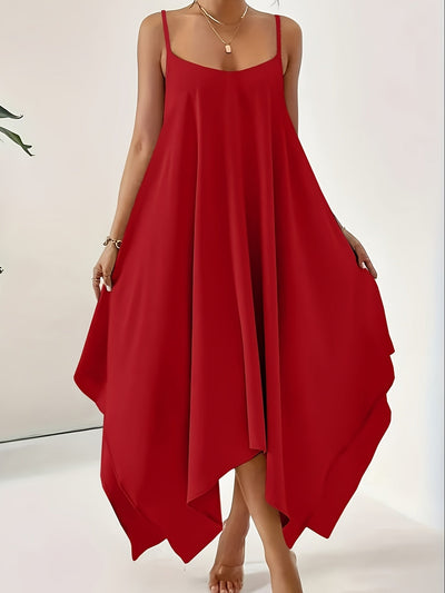 Florence | Elegante Zomerse Maxi Jurk met Spaghettibandjes