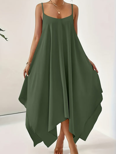 Florence | Elegante Zomerse Maxi Jurk met Spaghettibandjes