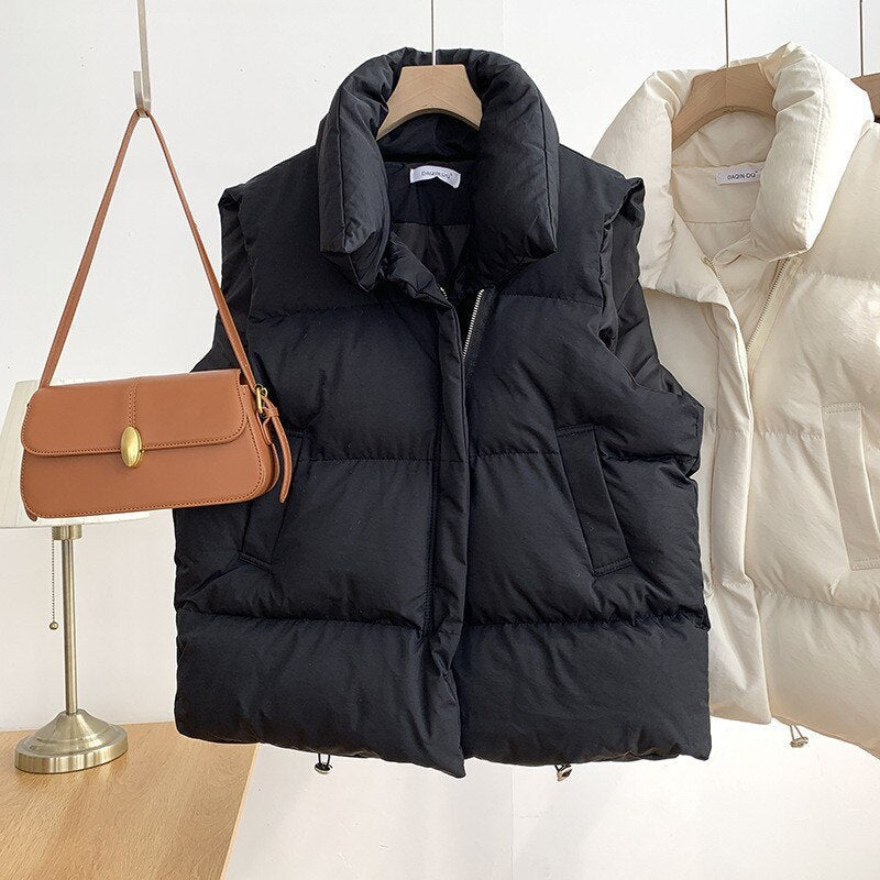 Pamora-mode | Comfortabel gewatteerd vest