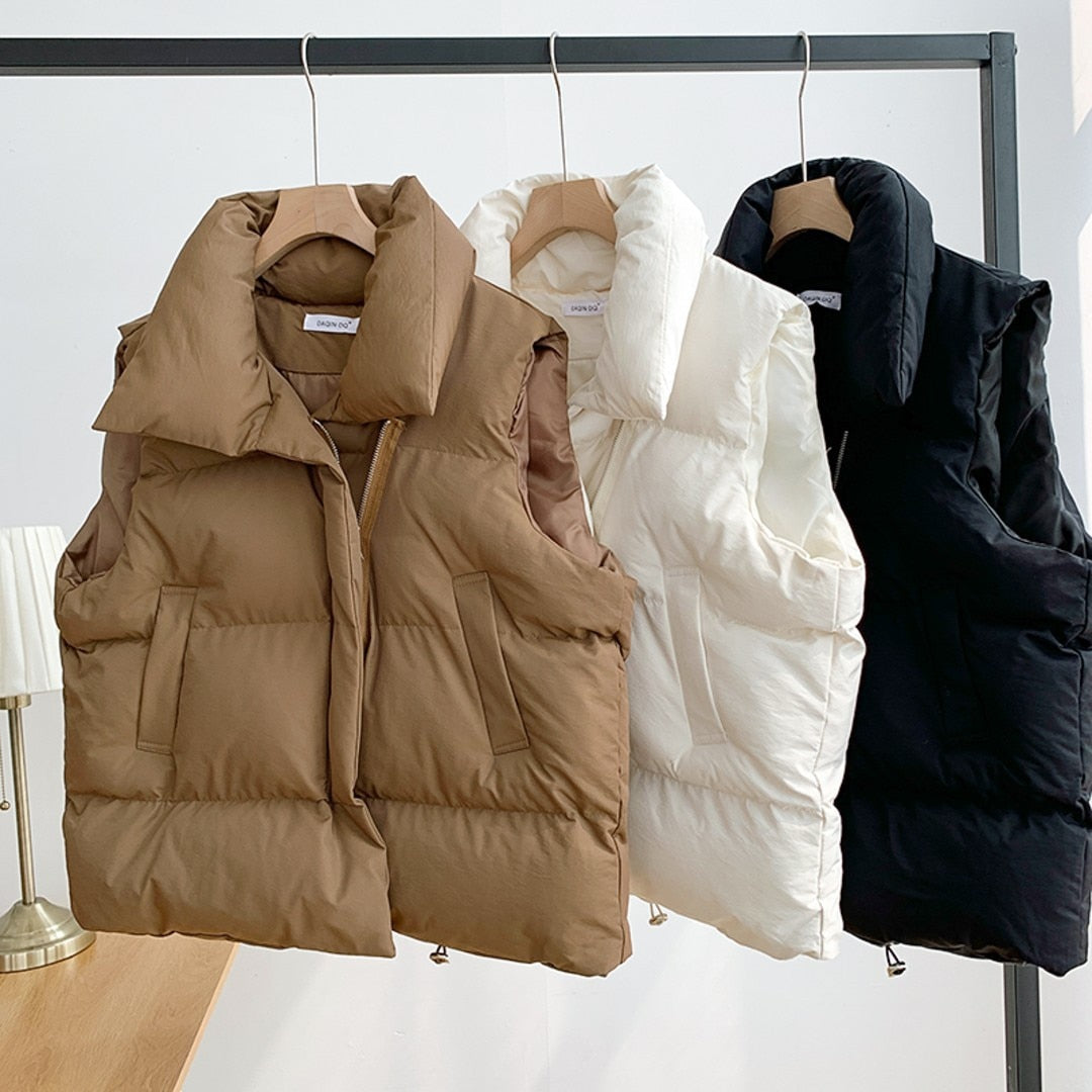 Pamora-mode | Comfortabel gewatteerd vest