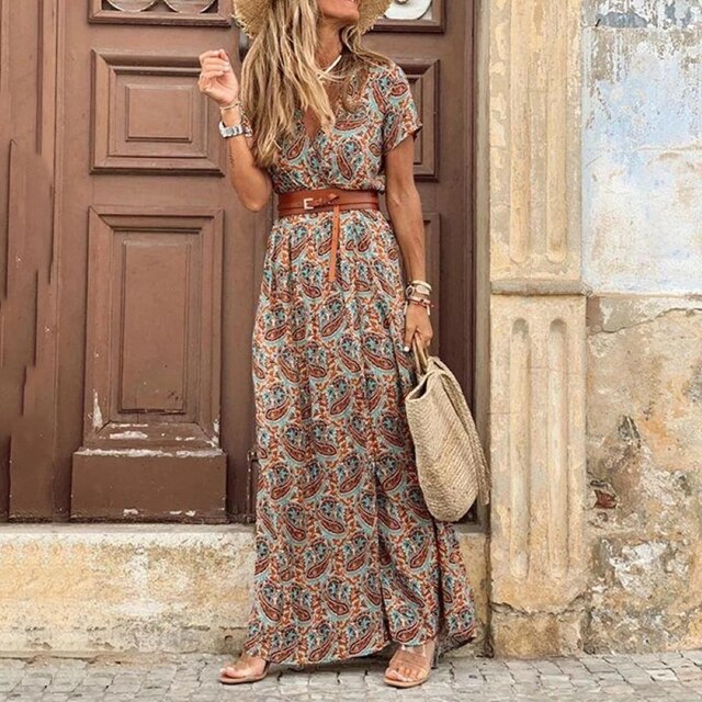Heather - boho zomer maxi jurk