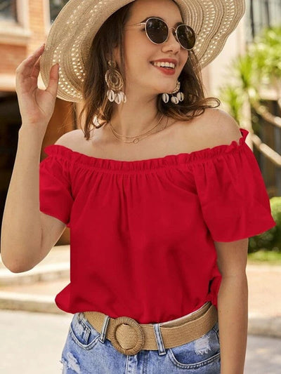 Freyja | Off-the-Shoulder Blouse with an Elegant Fit