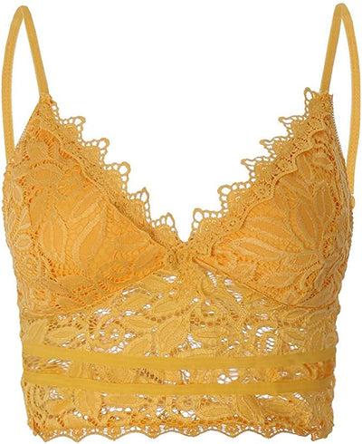 Galia - Seductive Lace Bralette Crop Top