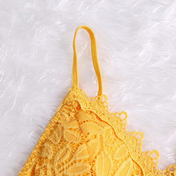 Galia - Seductive Lace Bralette Crop Top