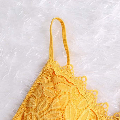 Galia - Seductive Lace Bralette Crop Top