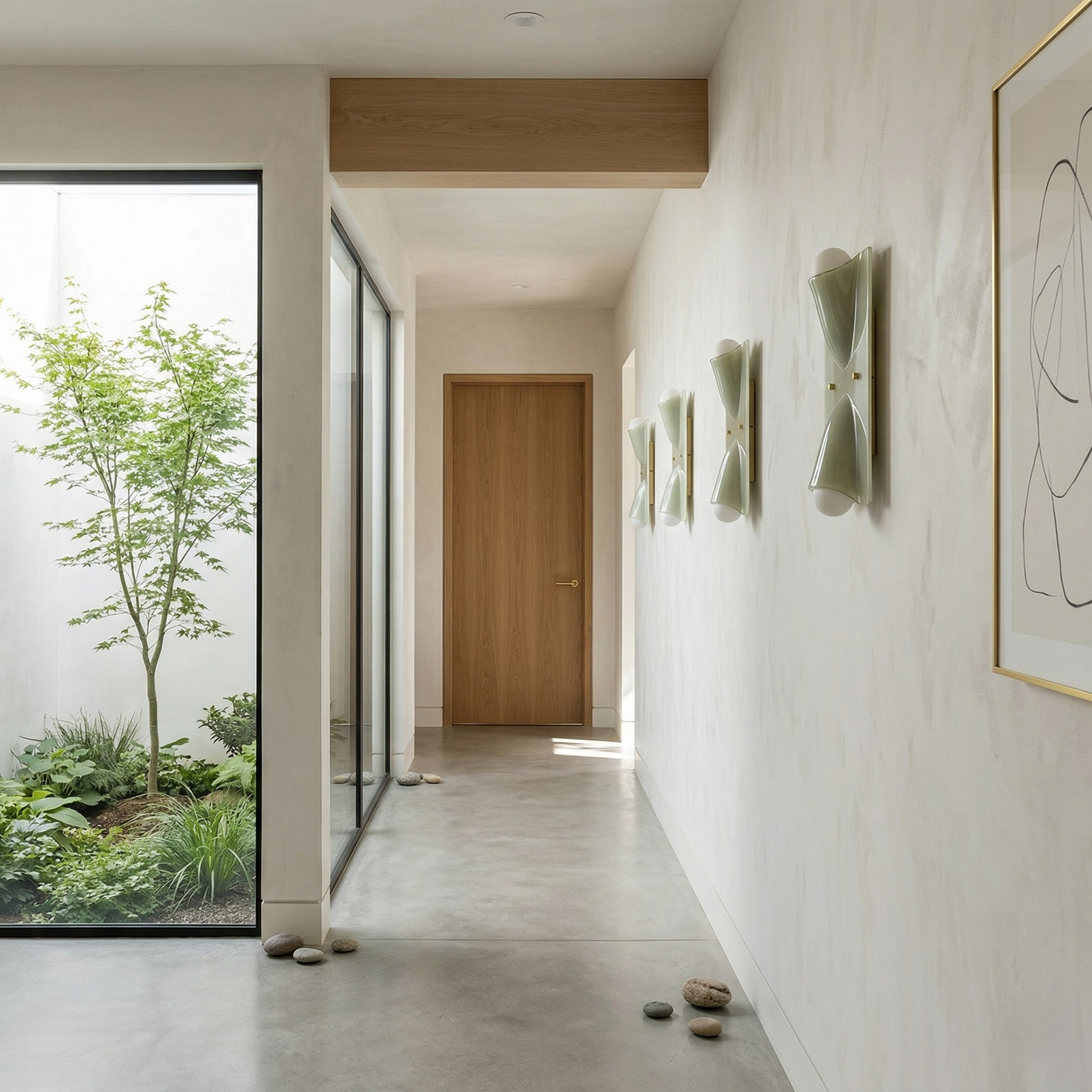 Fiora - Nordic Modern Glass Wall Light