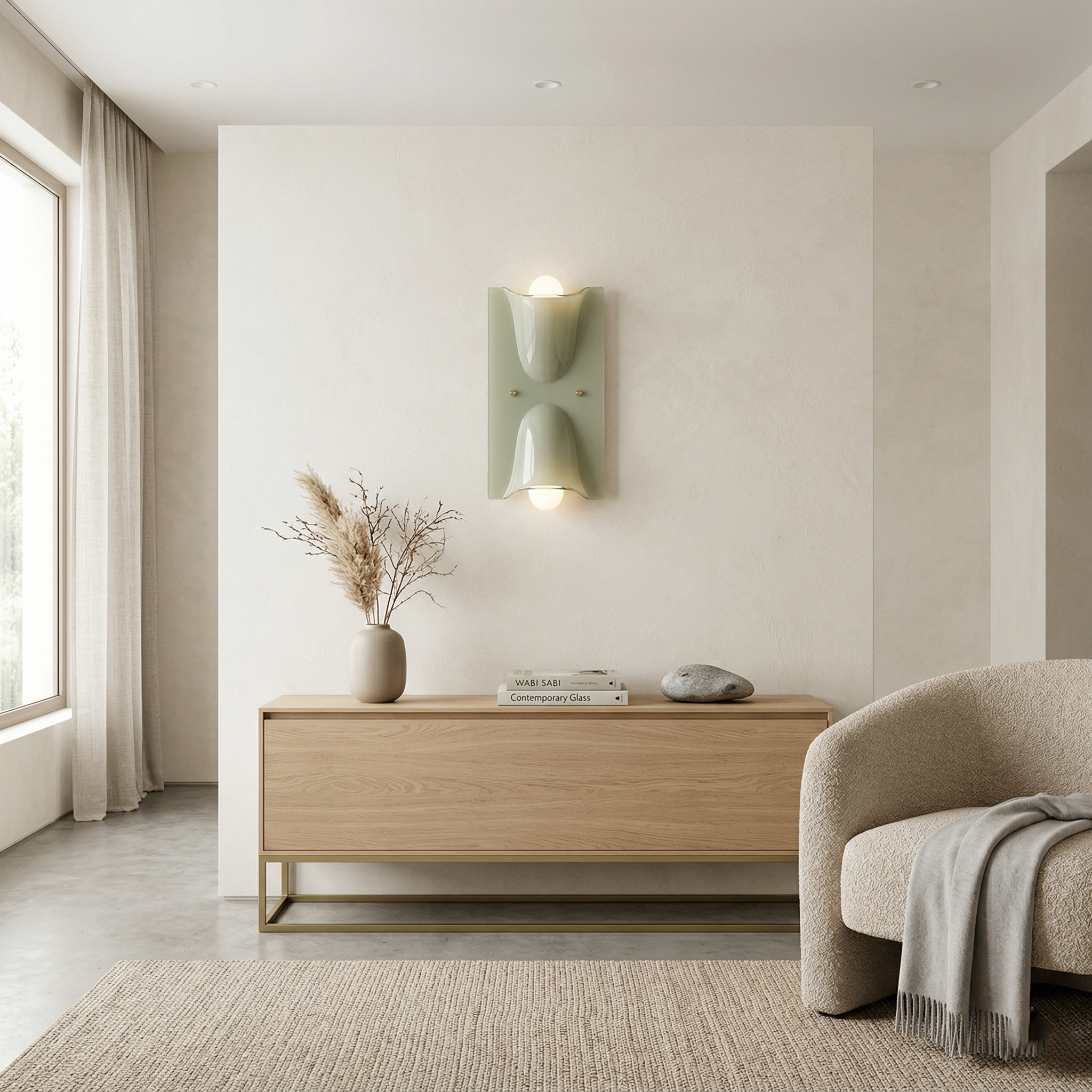 Fiora - Nordic Modern Glass Wall Light