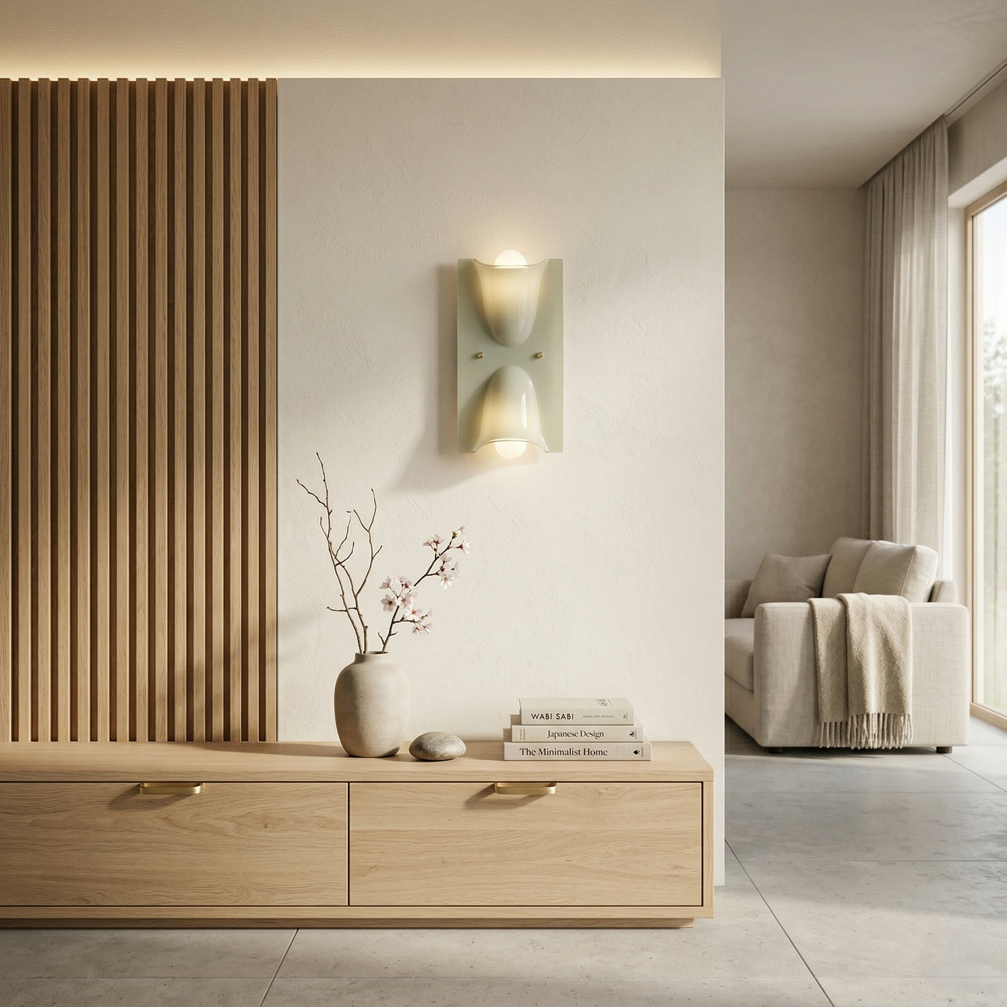 Fiora - Nordic Modern Glass Wall Light
