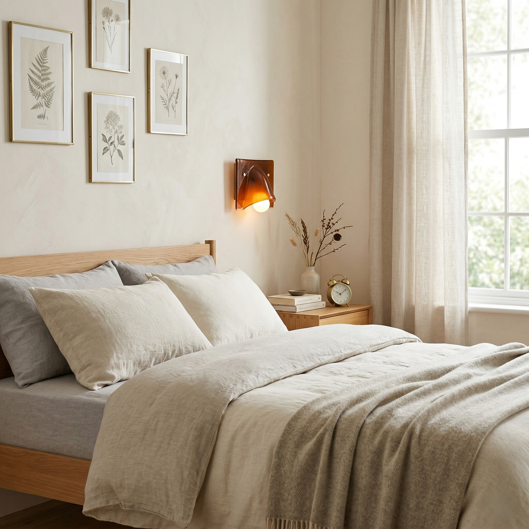 Fiora - Nordic Modern Glass Wall Light