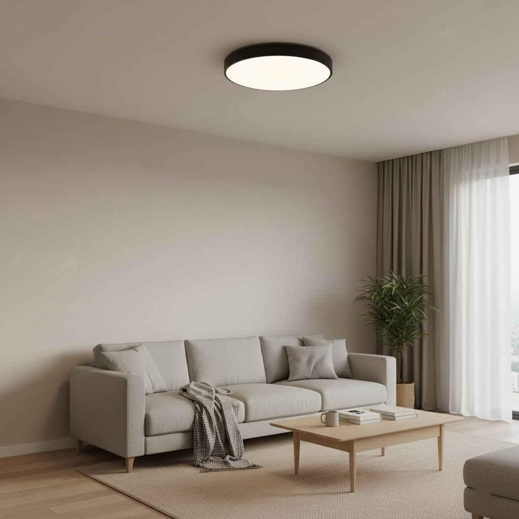 Denrad – Modern LED Ceiling Light with Acrylic Shade
