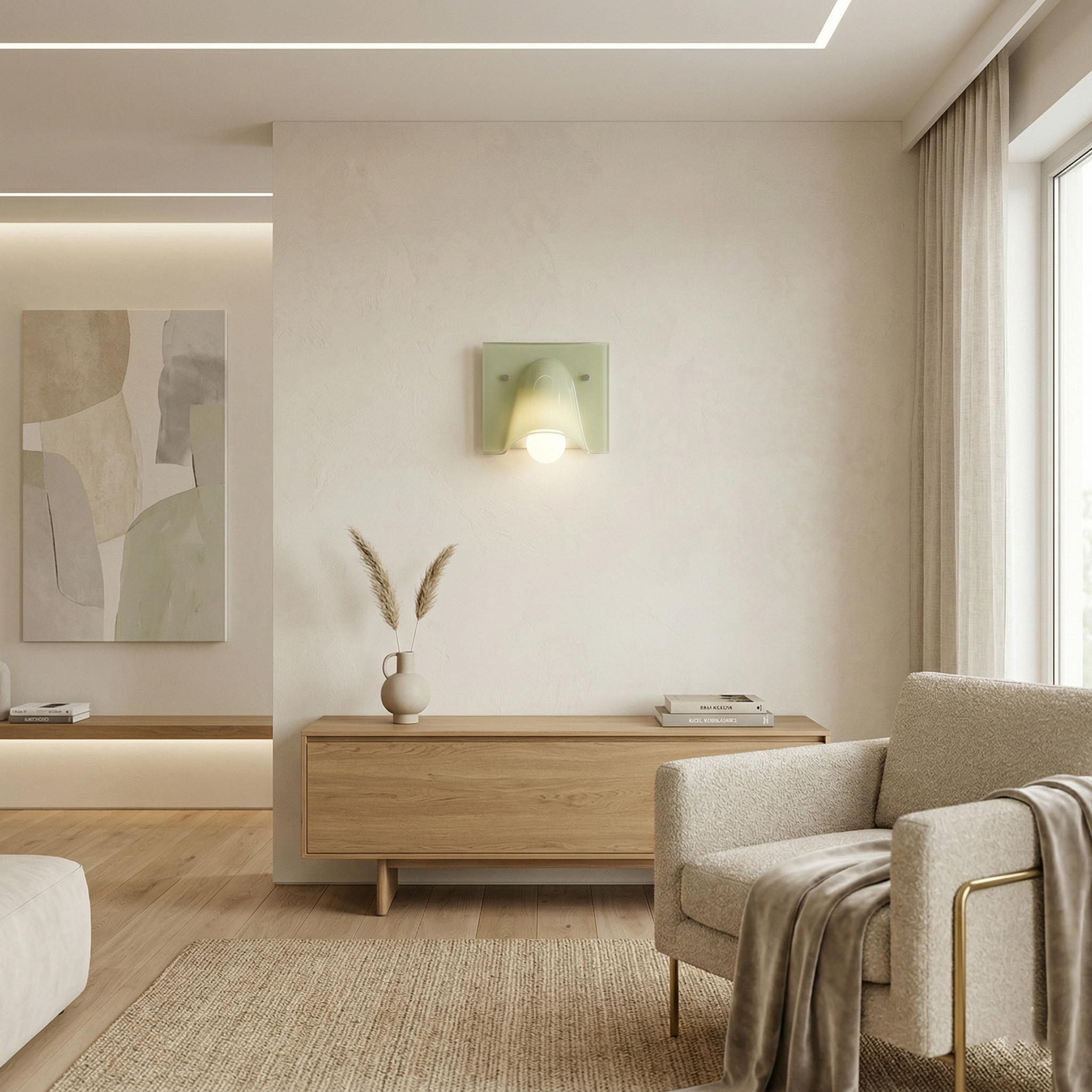 Fiora - Nordic Modern Glass Wall Light