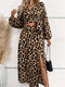 Genevieve | Leopard Print Split Hem Sexy Set 