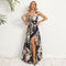 Geraldine | Elegante Maxi Jurk met Tropische Print