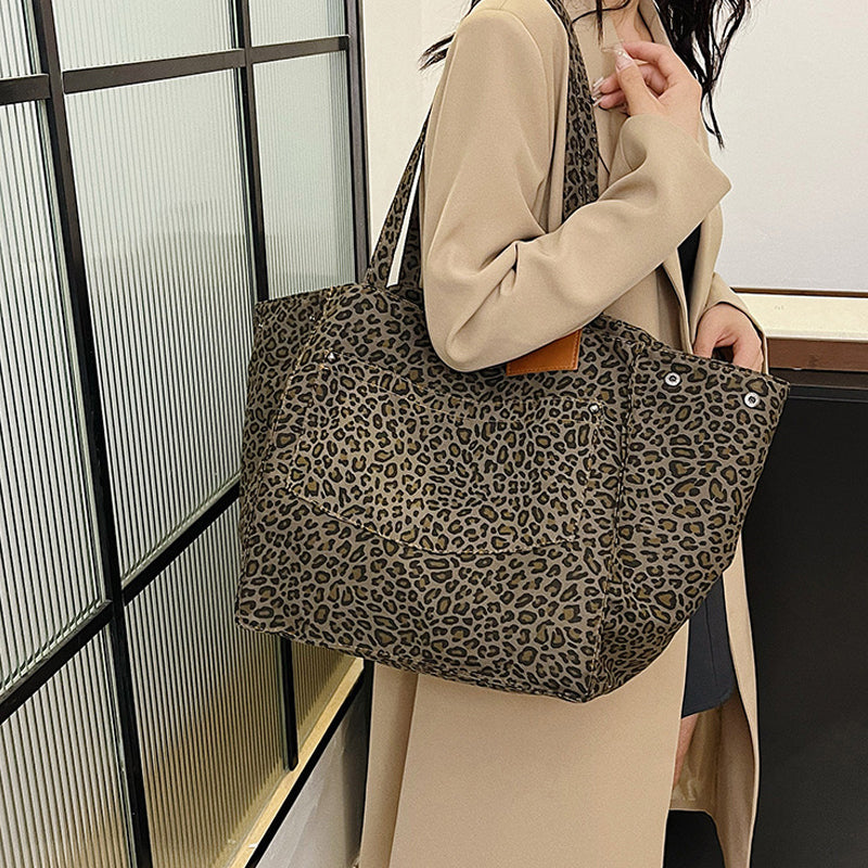 Gianna™ | Stijlvolle Ruime Leopard Schoudertas voor Dames