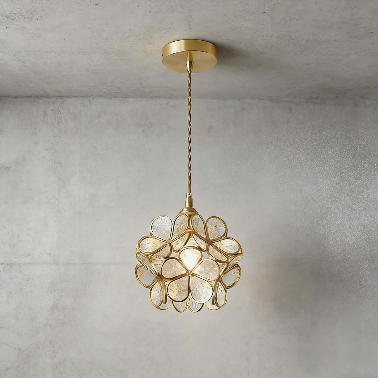 Geloura - Petal Glass Pendant Light