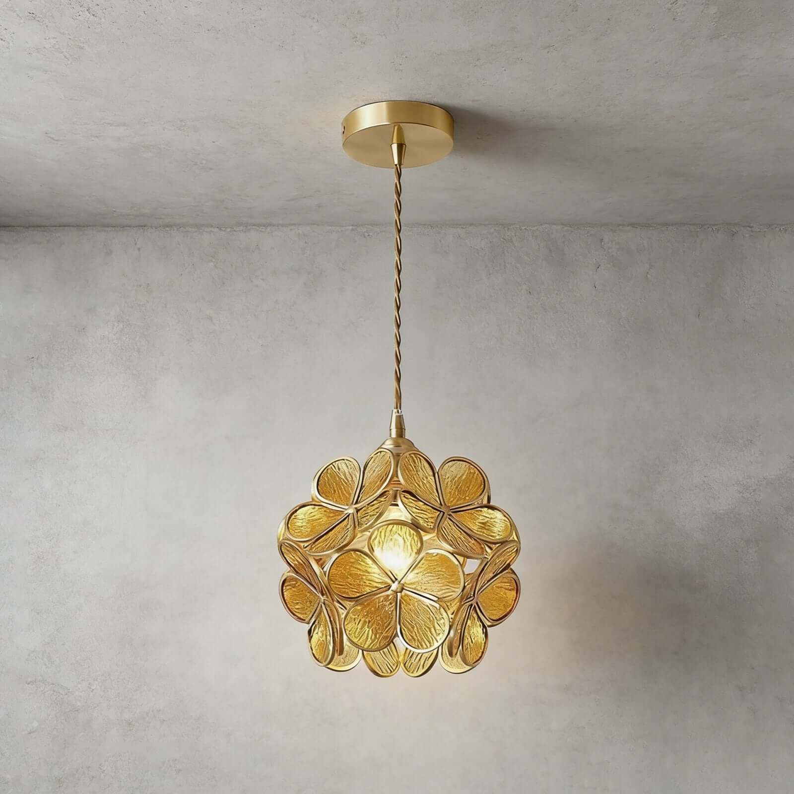 Geloura - Petal Glass Pendant Light