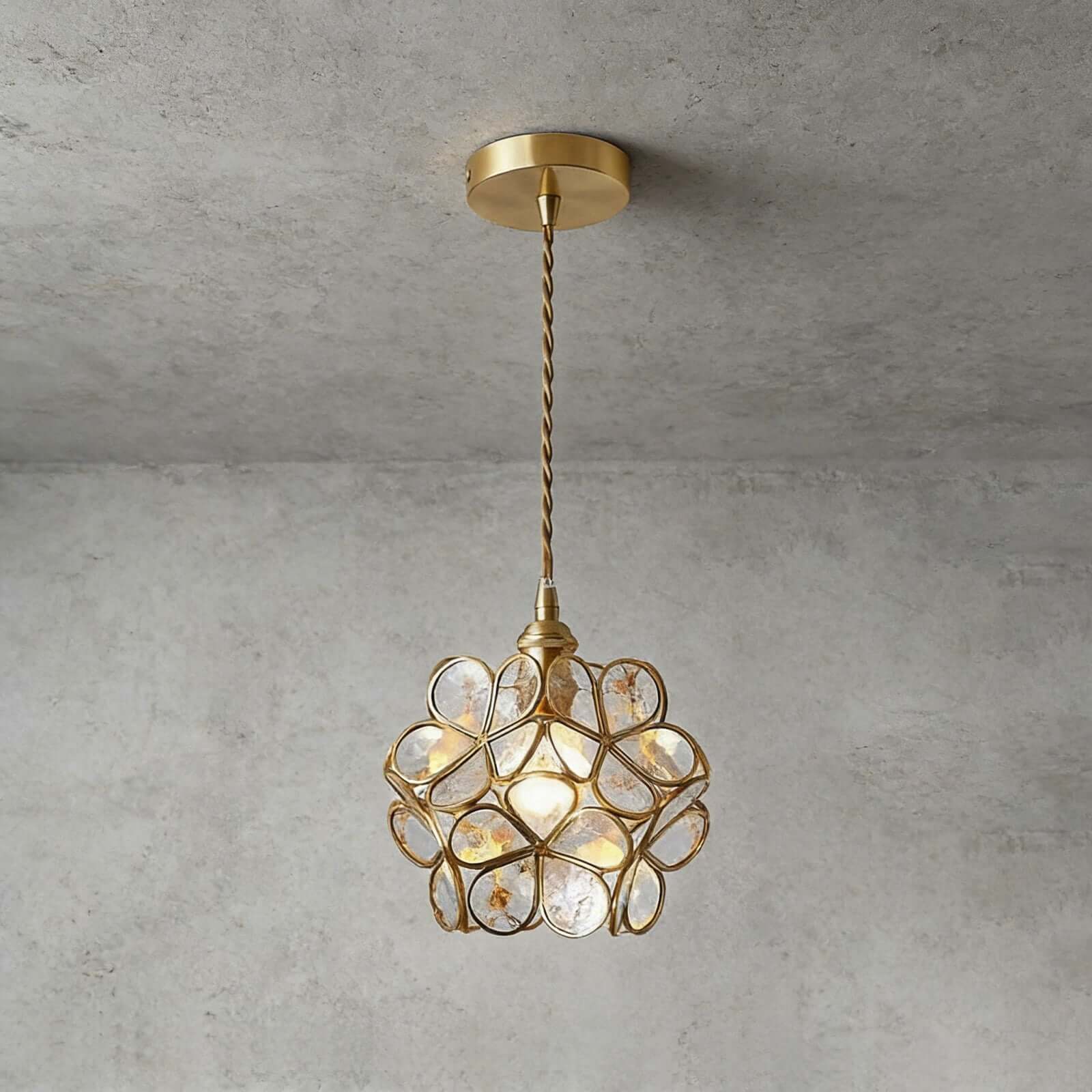 Geloura - Petal Glass Pendant Light