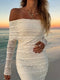 Grace | Elegante Off-Shoulder Kantjurk
