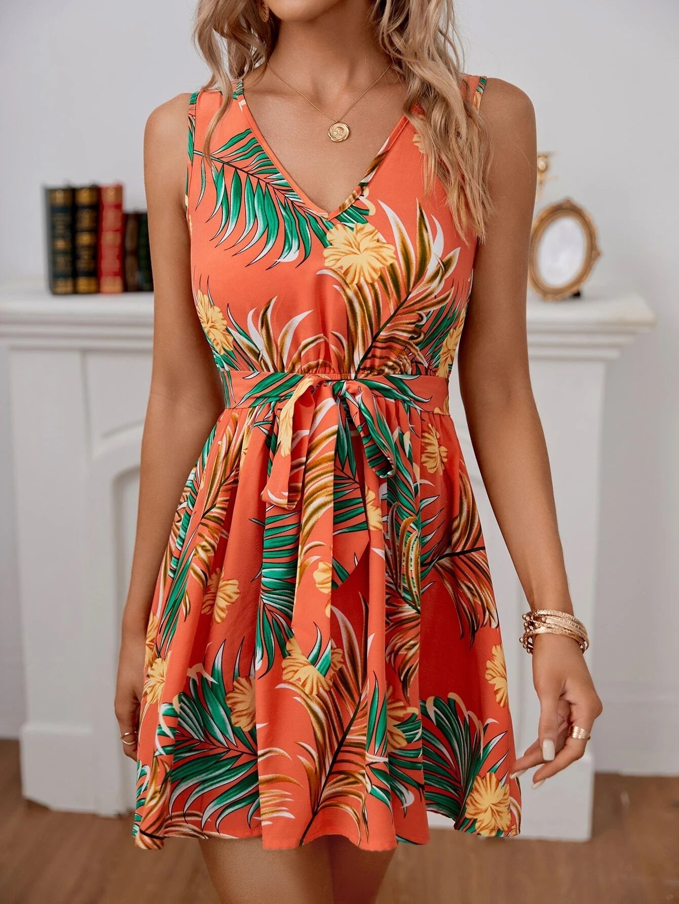 Graciela | Zomerse Bloemenprint Mini Jurk