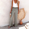 HILLA - Losse broek met hoge taille