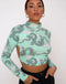 Raveena - Dragon Cut-Out Top