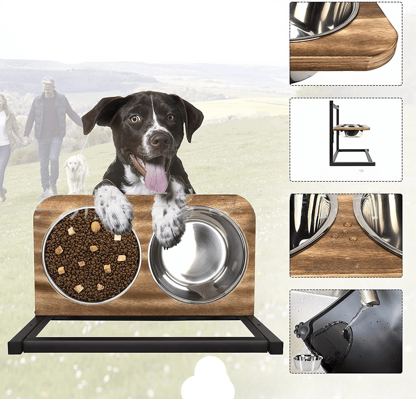 Premium Verhoogd Honden Voederstation - SnackHaven